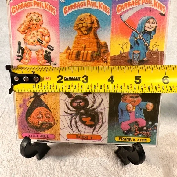 Rare Vtg MCM 1986 Six Different Images Of Garbage Pail Kids Carnival Prize Glass - Picture 13 of 15